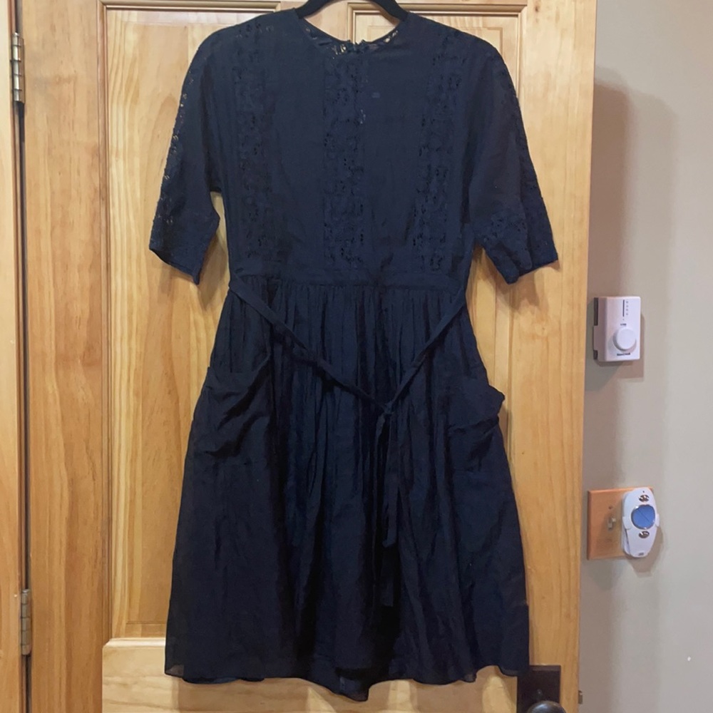 Morgane Le Fay New York Black Silk Dress